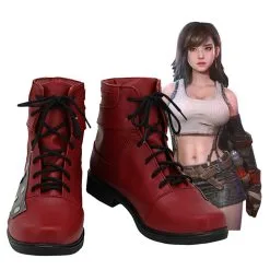 Final Fantasy VII 7 Remake Tifa Lockhart Cosplay Shoes -Cosplay Sales Store 63480288b84d54945891a778b4377033