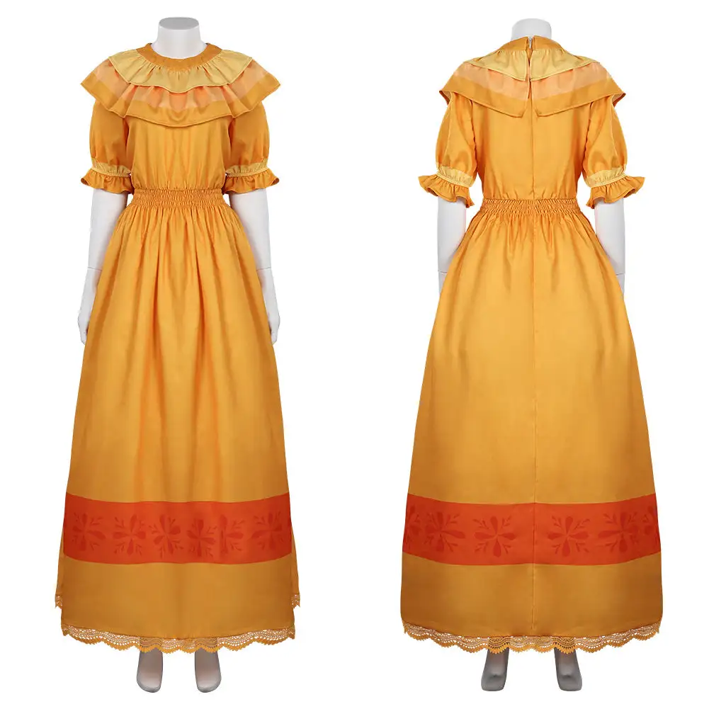 Encanto PEPA Adult Outfits Halloween Carnival Suit Cosplay Costume 1 Encanto PEPA Adult Outfits Halloween Carnival Suit Cosplay Costume