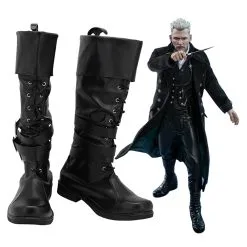 Fantastic Beasts: The Crimes Of Grindelwald Gellert Grindelwald Boots Halloween Costumes Accessory Cosplay Shoes