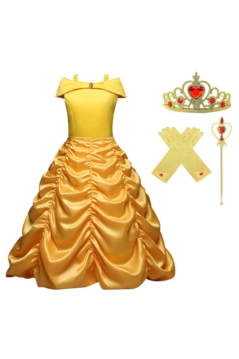 Beauty And The Beast Belle Outfits Halloween Carnival Suit Cosplay Costume For Kids Children 1 Beauty And The Beast Belle Outfits Halloween Carnival Suit Cosplay Costume For Kids Children
