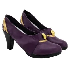 Genshin Impact Keqing Cosplay Shoes Boots Halloween Costumes Accessory -Cosplay Sales Store 76c70a589cc3459b7d09802efac2aff4