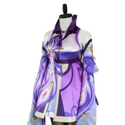 Game Genshin Impact Keqing Dress Outfits Halloween Carnival Suit Cosplay Costume -Cosplay Sales Store 771c4c3da8def19a2df733a07aba1e09