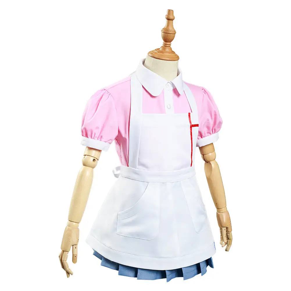 Danganronpa 2:Goodbye Despair Mikan Tsumiki Kids Children Shirt Skirt Outfits Halloween Carnival Suit Cosplay Costume 5 Danganronpa 2:Goodbye Despair Mikan Tsumiki Kids Children Shirt Skirt Outfits Halloween Carnival Suit Cosplay Costume - Image 5