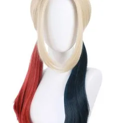 Suicide Squad 2 Harley Quinn Heat Resistant Synthetic Hair Carnival Halloween Party Props Cosplay Wig