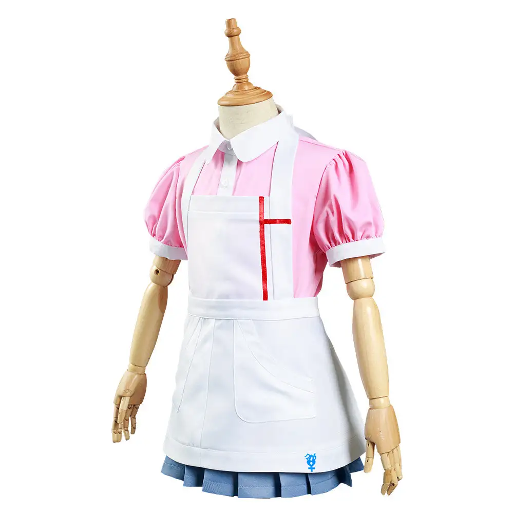 Danganronpa 2:Goodbye Despair Mikan Tsumiki Kids Children Shirt Skirt Outfits Halloween Carnival Suit Cosplay Costume 3 Danganronpa 2:Goodbye Despair Mikan Tsumiki Kids Children Shirt Skirt Outfits Halloween Carnival Suit Cosplay Costume - Image 3