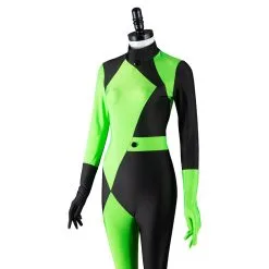 Kim Possible Shego Adult Jumpsuit Halloween Carnival Suit Outfits Cosplay Costume -Cosplay Sales Store 964e4bdbc8942602ecb81160c99b6d99