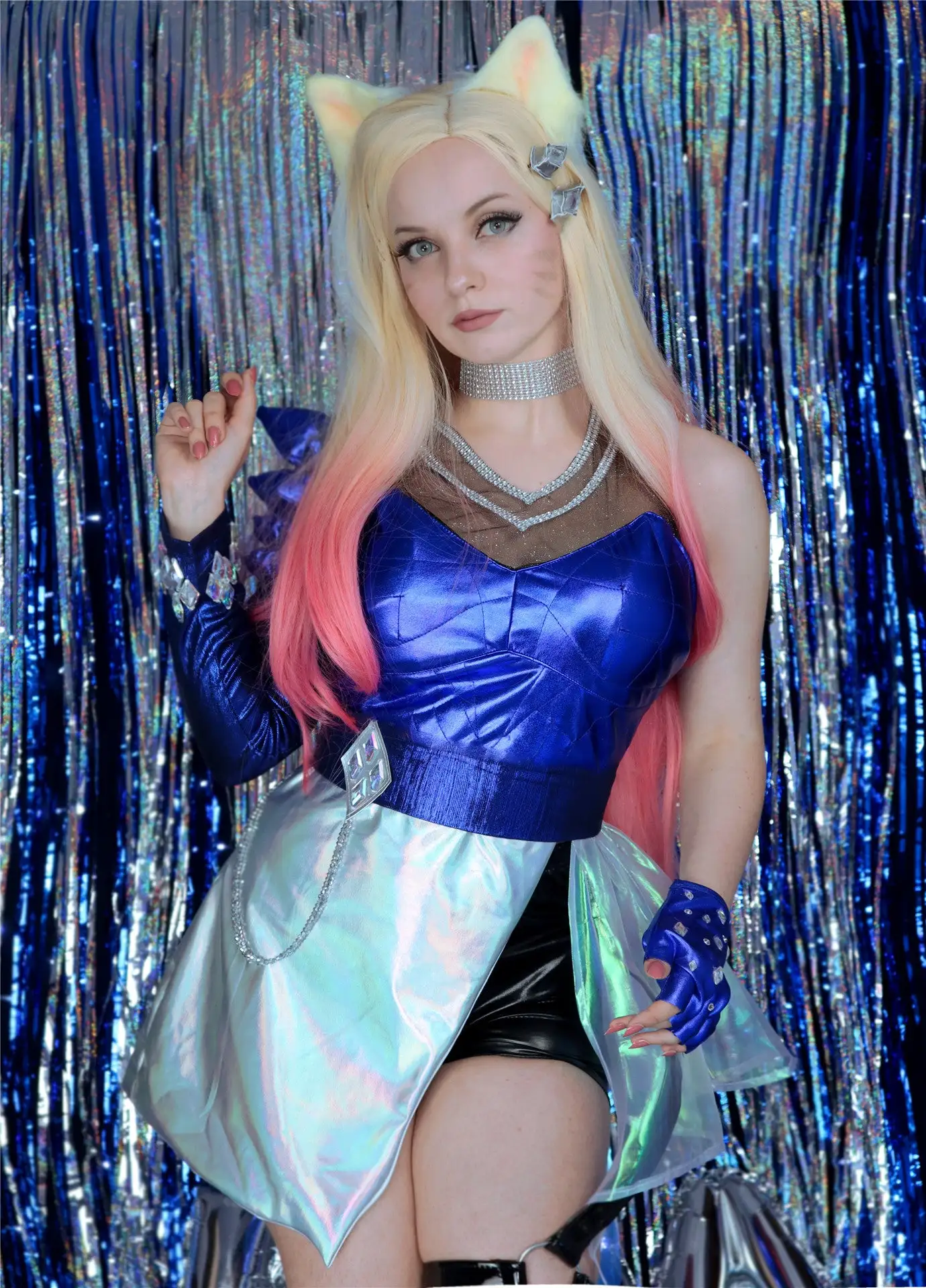 League Of Legends LOL KDA Ahri The Nine-Tailed Fox Women Dress Outfits Halloween Carnival Suit Cosplay Costume 11 League Of Legends LOL KDA Ahri The Nine-Tailed Fox Women Dress Outfits Halloween Carnival Suit Cosplay Costume - Image 11