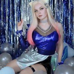 League Of Legends LOL KDA Ahri The Nine-Tailed Fox Women Dress Outfits Halloween Carnival Suit Cosplay Costume 24 League Of Legends LOL KDA Ahri The Nine-Tailed Fox Women Dress Outfits Halloween Carnival Suit Cosplay Costume -Cosplay Sales Store AhriKDA 8