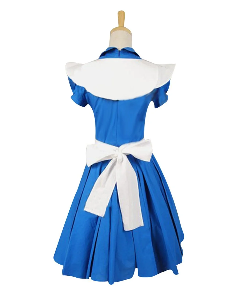 Alice In Wonderland Movie Blue Alice Dress Costume 2 Alice In Wonderland Movie Blue Alice Dress Costume - Image 2