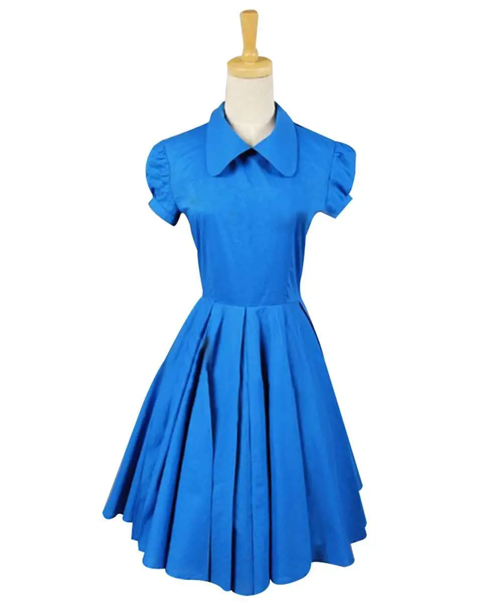 Alice In Wonderland Movie Blue Alice Dress Costume 3 Alice In Wonderland Movie Blue Alice Dress Costume - Image 3