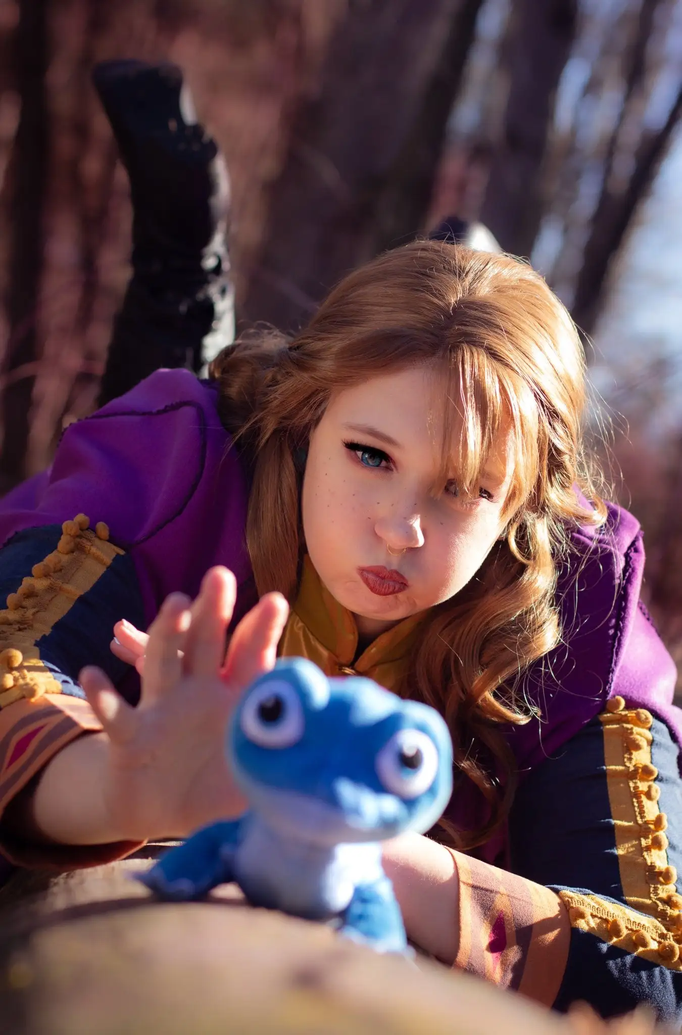 Frozen 2 ANNA Outfit Halloween Carnival Suit Cosplay Costume 15 Frozen 2 ANNA Outfit Halloween Carnival Suit Cosplay Costume - Image 15