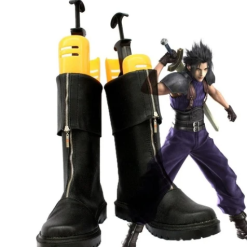 Final Fantasy VII 7 Zack Fair Cosplay Boots Shoes Custom Made