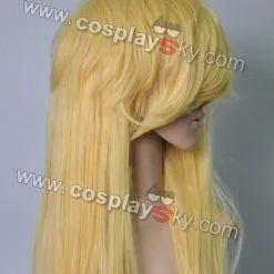 Panty And Stocking Yellow Blonde Long Cosplay Wig -Cosplay Sales Store Panty and Stocking Yellow Cosplay Wig 3 2