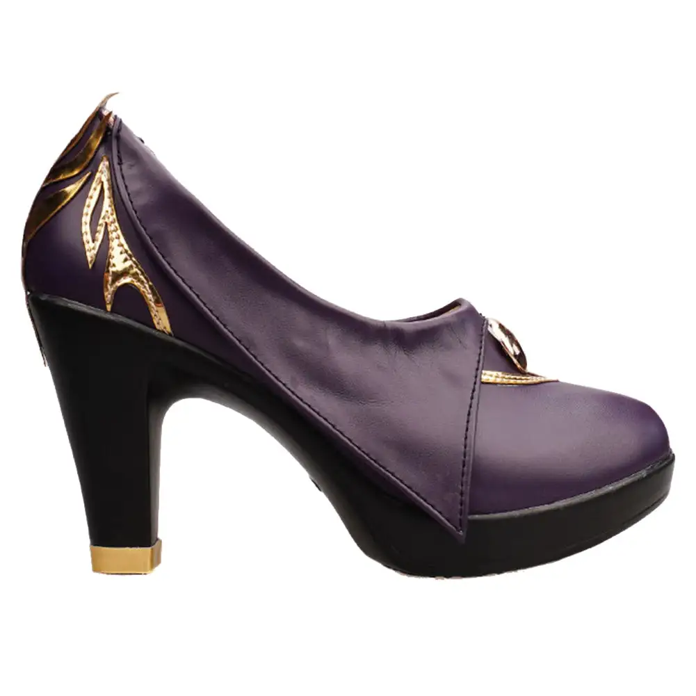 Game Genshin Impact Keqing Boots Halloween Costumes Accessory Cosplay Shoes 4 Game Genshin Impact Keqing Boots Halloween Costumes Accessory Cosplay Shoes - Image 4