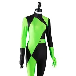 Kim Possible Shego Adult Jumpsuit Halloween Carnival Suit Outfits Cosplay Costume -Cosplay Sales Store a9968de428706b4d03b843c22b0224fd