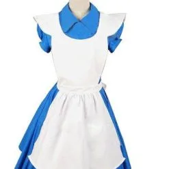 Alice In Wonderland Movie Blue Alice Dress Costume