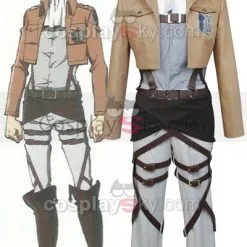 Shingeki No Kyojin Scouting Legion Rivaille With Cape Cosplay Costume