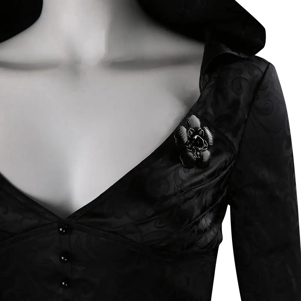 Resident Evil Village Witch Dress Outfits Halloween Carnival Suit Cosplay Costume 9 Resident Evil Village Witch Dress Outfits Halloween Carnival Suit Cosplay Costume - Image 9