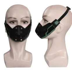 Anime Midoriya Izuku Helmet Masquerade Halloween Party Costume Props Cosplay Latex Mask