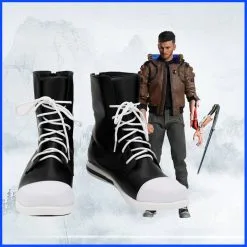 Cyberpunk 2077 Halloween Costumes Accessory Custom Made Cosplay Shoes Boots -Cosplay Sales Store b6d28da819391a48d2ee9b03270687f0