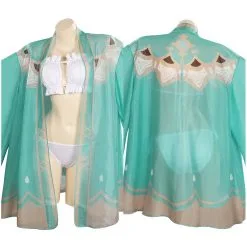Genshin Impact Venti/Barbatos Swimwear Halloween Carnival Suit Cosplay Costume