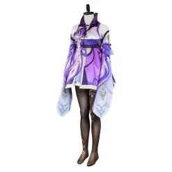 Game Genshin Impact Keqing Dress Outfits Halloween Carnival Suit Cosplay Costume -Cosplay Sales Store bc52eb885372b070b596d2ca82c55d4a