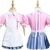 Danganronpa 2:Goodbye Despair Mikan Tsumiki Kids Children Shirt Skirt Outfits Halloween Carnival Suit Cosplay Costume