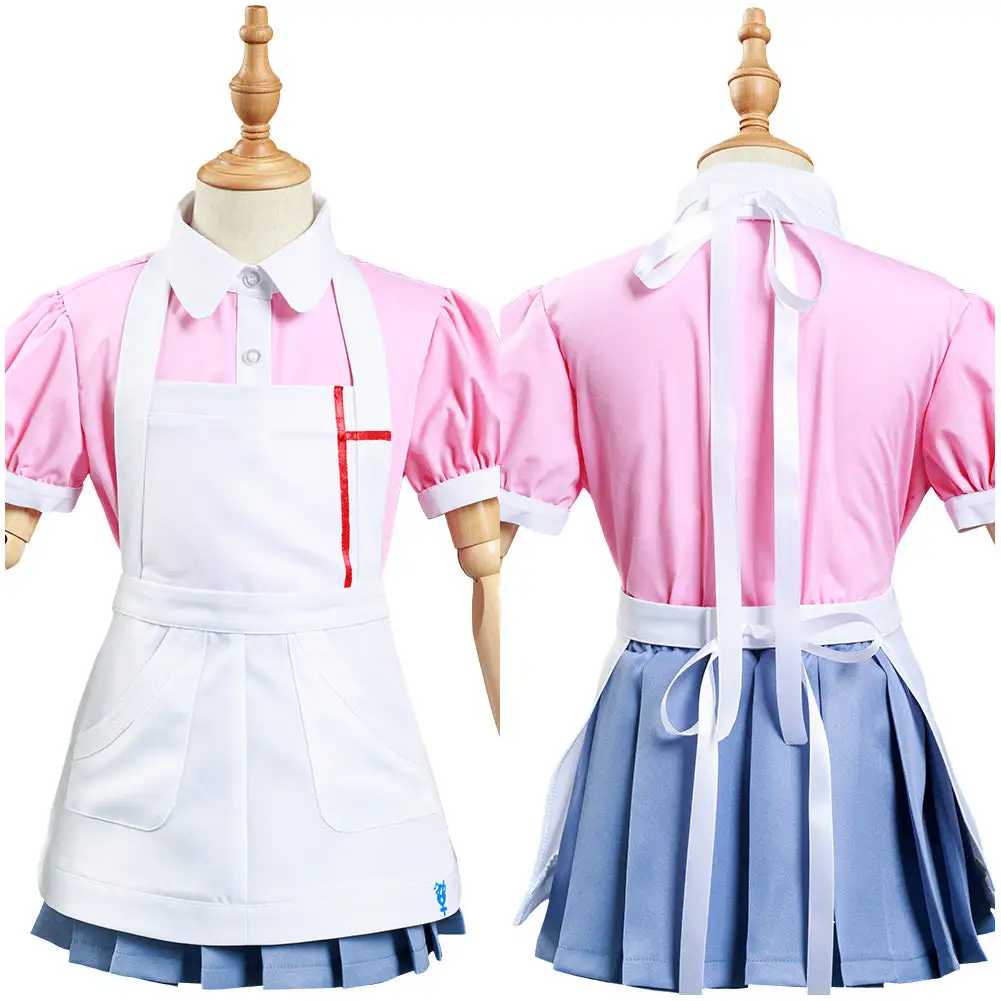 Danganronpa 2:Goodbye Despair Mikan Tsumiki Kids Children Shirt Skirt Outfits Halloween Carnival Suit Cosplay Costume 1 Danganronpa 2:Goodbye Despair Mikan Tsumiki Kids Children Shirt Skirt Outfits Halloween Carnival Suit Cosplay Costume