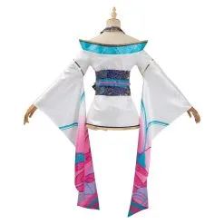 League Of Legends LOL Fox Ahri The Nine-Tailed Fox Women Kimono Dress Outfit Halloween Carnival Suit Cosplay Costume -Cosplay Sales Store c748df7ecc08267363ef966c1052441d