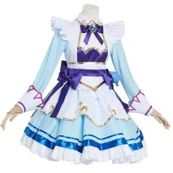 LoL League Of Legends Gwen Cafe Maid Dress Halloween Carnival Cosplay Costume -Cosplay Sales Store c89509b69a60b087def8e886cde2e9cd