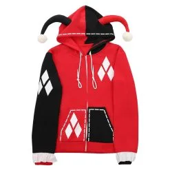 Harley Quinn Hoodie Zip Up Jacket Sweatshirt Halloween Carnival Suit For Juniors Teens Cosplay Costume -Cosplay Sales Store cab7585df99d44ff5c196824e5caa6cf