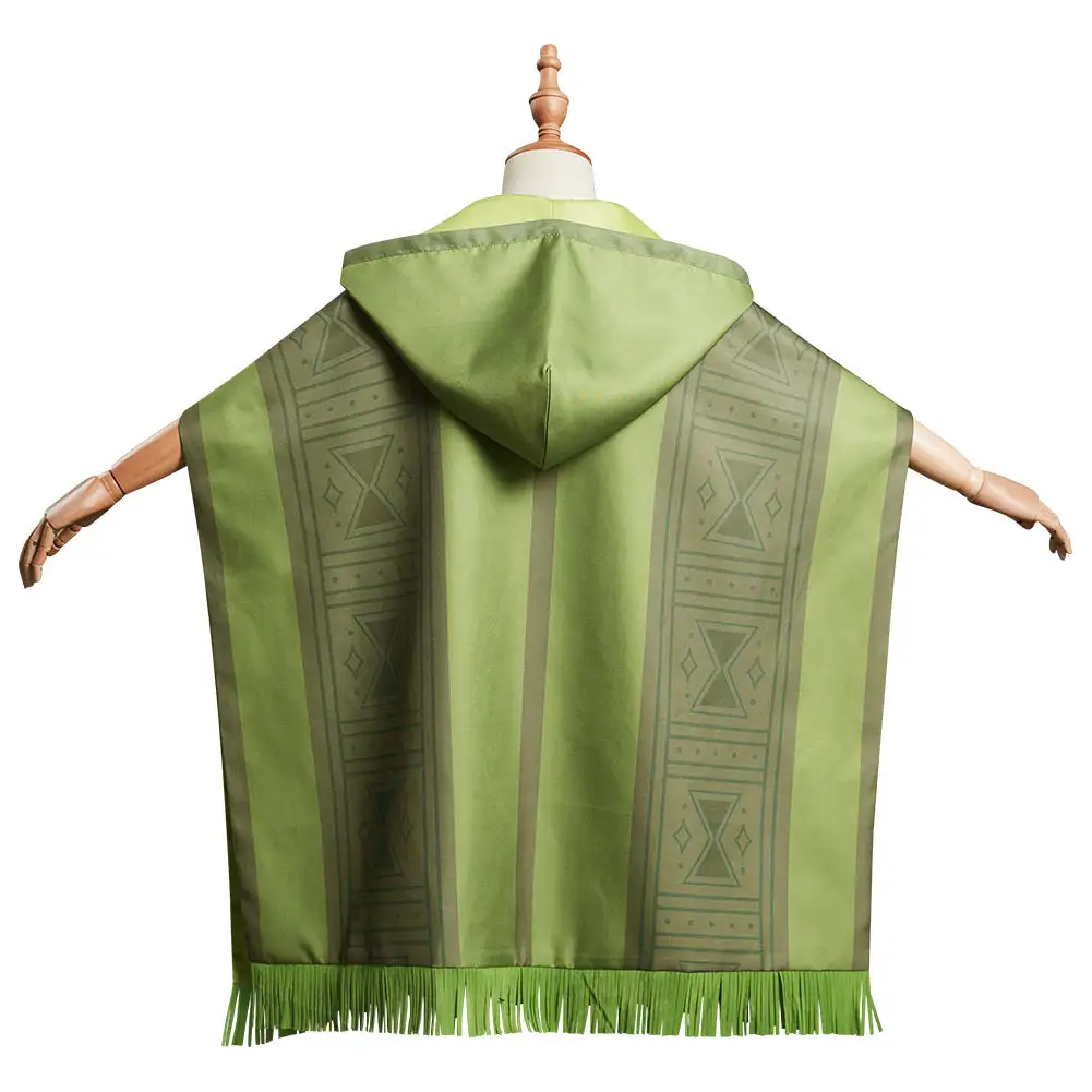 Encanto Bruno Cosplay Costume Cloak Outfit Kids Children Halloween Carnival Suit 3 Encanto Bruno Cosplay Costume Cloak Outfit Kids Children Halloween Carnival Suit - Image 3