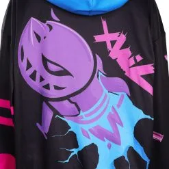 Arcane: League Of Legends Jinx LOL Hoodie Hooded Sweatshirt Cosplay Costume -Cosplay Sales Store d2b6d8eb03ed8389e64cd011c787ebb5