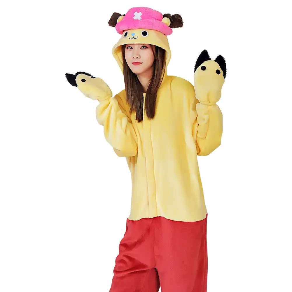 Anime One Piece ·Chopper Pajama Adult Unisex Onesies Polyester Sleepwear Pyjamas Halloween Carnival Costume Cosplay Costume 9 Anime One Piece ·Chopper Pajama Adult Unisex Onesies Polyester Sleepwear Pyjamas Halloween Carnival Costume Cosplay Costume - Image 9