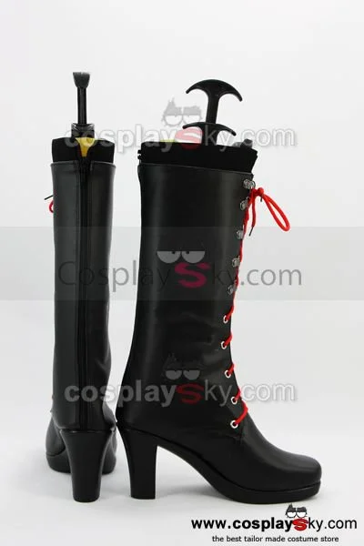 Danganronpa Junko Enoshima Cosplay Shoes Boots Custom Made 4 Danganronpa Junko Enoshima Cosplay Shoes Boots Custom Made - Image 4