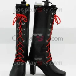 Danganronpa Junko Enoshima Cosplay Shoes Boots Custom Made 6 Danganronpa Junko Enoshima Cosplay Shoes Boots Custom Made -Cosplay Sales Store danganronpa junko enoshima cosplay shoes boots custom made 5
