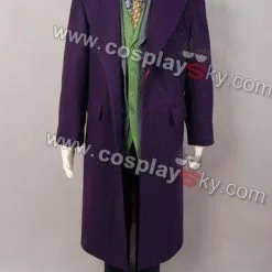 Dark Knight Heath Ledger Joker 6 Pcs Set Cosplay Costume 7 Dark Knight Heath Ledger Joker 6 Pcs Set Cosplay Costume -Cosplay Sales Store dark knight joker trench coat wool costume 1 541b5b9d ee9d 4622 8646 ee0578a3fad9