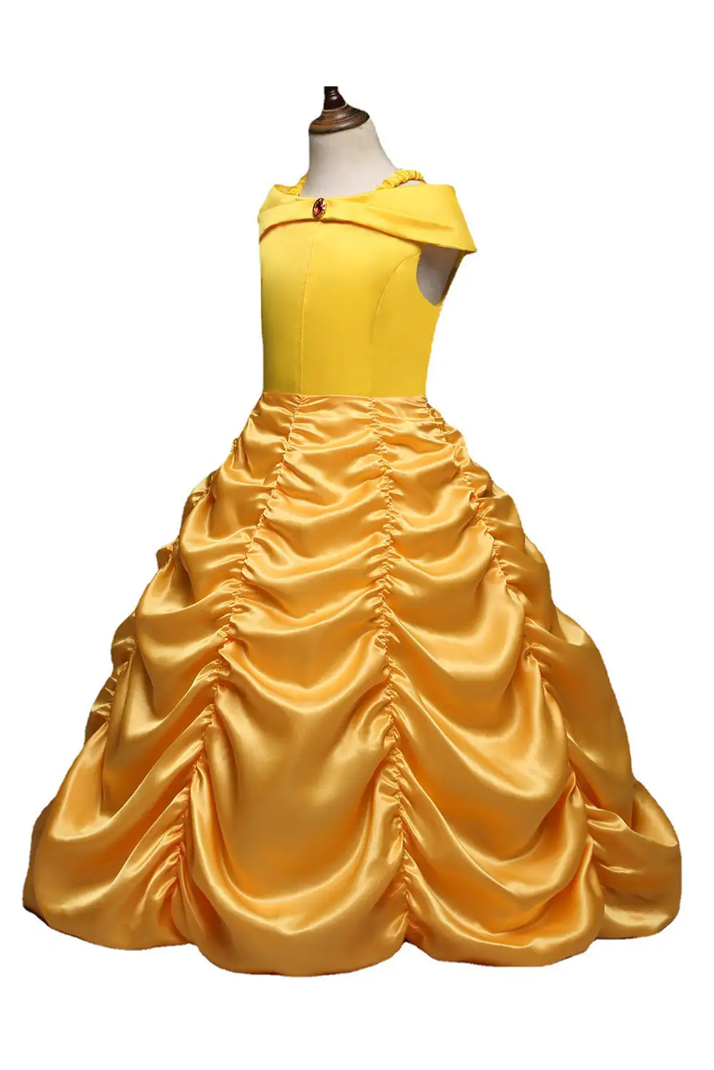 Beauty And The Beast Belle Outfits Halloween Carnival Suit Cosplay Costume For Kids Children 3 Beauty And The Beast Belle Outfits Halloween Carnival Suit Cosplay Costume For Kids Children - Image 3