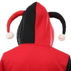 Harley Quinn Hoodie Zip Up Jacket Sweatshirt Halloween Carnival Suit For Juniors Teens Cosplay Costume -Cosplay Sales Store e0db71a8b2cb4ec2cfffbe9d1b36238f