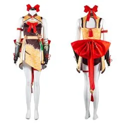 Genshin Impact Xiangling Outfits Halloween Carnival Suit Cosplay Costume -Cosplay Sales Store e108c6fe99f113ee27ebda6638e5dfa4