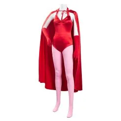 WandaVision Scarlet Witch Wanda Maximoff Women Jumpsuit Outfits Halloween Carnival Suit Cosplay Costume -Cosplay Sales Store e23506482e0fb1fa6b2afaee41ab3bbe