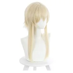 Game Genshin Impact Lumine Heat Resistant Synthetic Hair Carnival Halloween Party Props Cosplay Wig -Cosplay Sales Store eb5d704ca753b3be378ecc67c489a01e