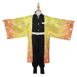 Agatsuma Zenitsu Kids Children Cosplay Costume