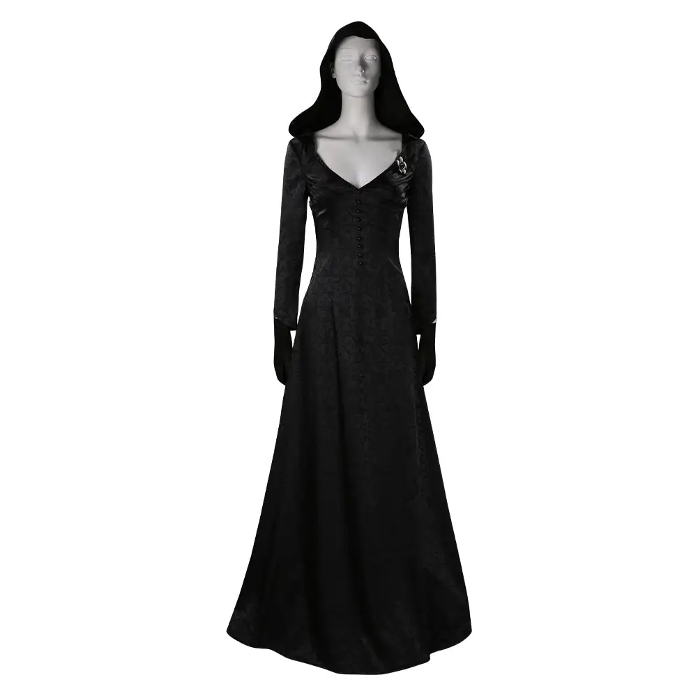 Resident Evil Village Witch Dress Outfits Halloween Carnival Suit Cosplay Costume 2 Resident Evil Village Witch Dress Outfits Halloween Carnival Suit Cosplay Costume - Image 2