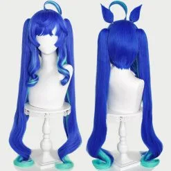 Pretty Derby Twin Turbo Heat Resistant Synthetic Hair Carnival Halloween Party Props Cosplay Wig -Cosplay Sales Store ee361cab9d9800bd4c4f2592664da8af