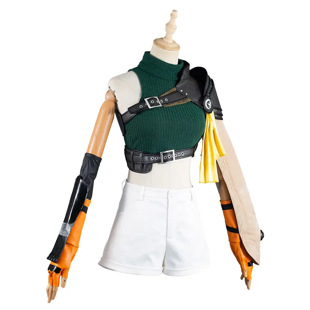 Final Fantasy VII: Remake Intergrade FF7 Yuffie Kisaragi Outfits Cosplay Costume 5 Final Fantasy VII: Remake Intergrade FF7 Yuffie Kisaragi Outfits Cosplay Costume - Image 5