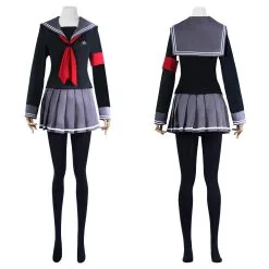 Super Danganronpa 2: Goodbye Desperate Academy-Peko Pekoyama School Uniform Dress Outfits Halloween Carnival Suit Cosplay Costume -Cosplay Sales Store fa47ab6d89327ddcd7a53196405f764f