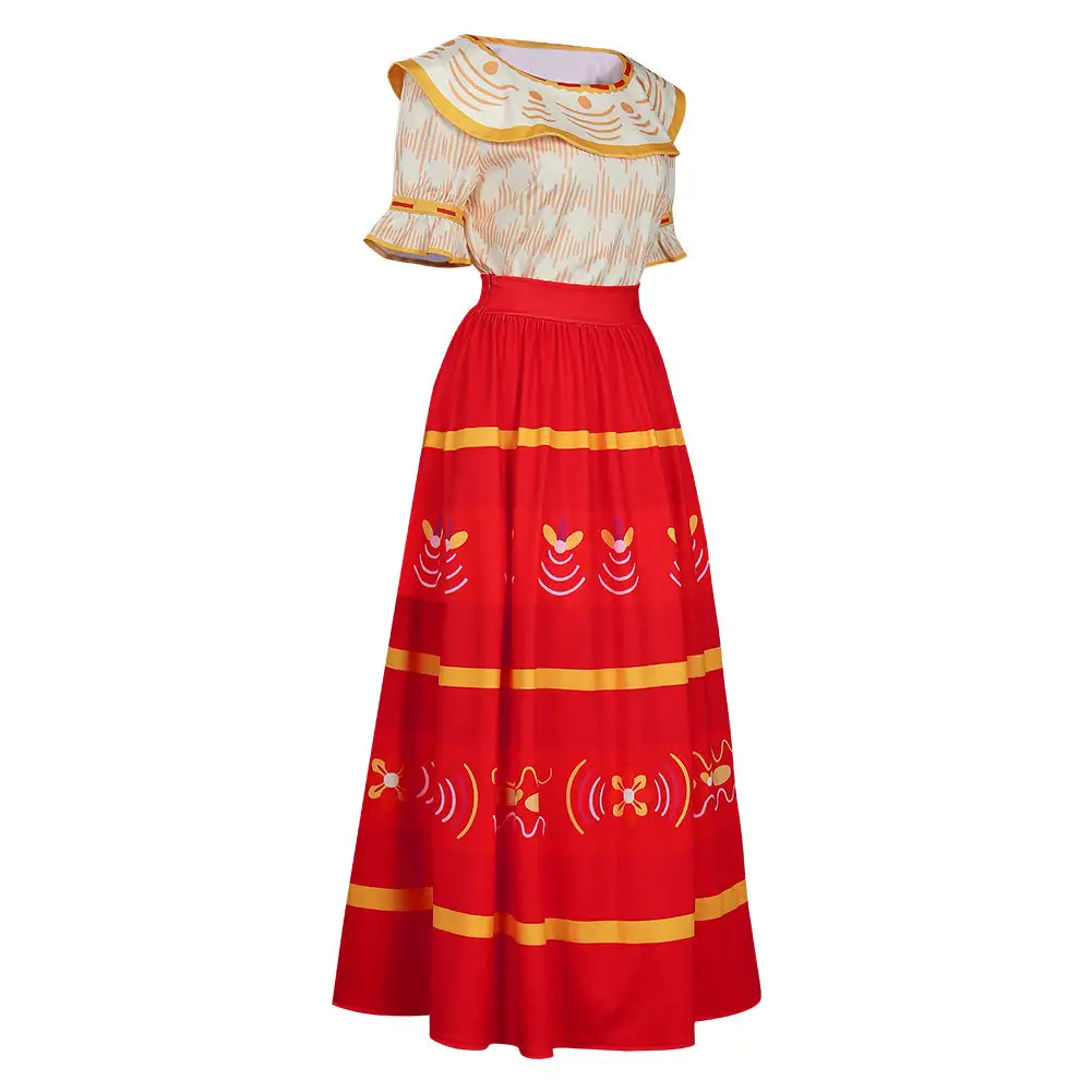 Encanto Dolores Madrigal Dress Outfits Halloween Carnival Suit Cosplay Costume 5 Encanto Dolores Madrigal Dress Outfits Halloween Carnival Suit Cosplay Costume - Image 5