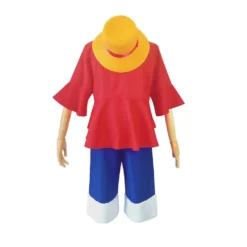 One Piece - Monkey D. Luffy Uniform Outfits Halloween Carnival Suit Cosplay Costume -Cosplay Sales Store feb8ab01812114612f02138207186d51