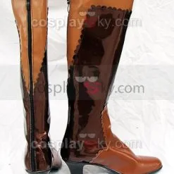 Final Fantasy XII Lenne Cosplay Boots Shoes Brown -Cosplay Sales Store final fantasy xii lenne cosplay boots shoes brown 2